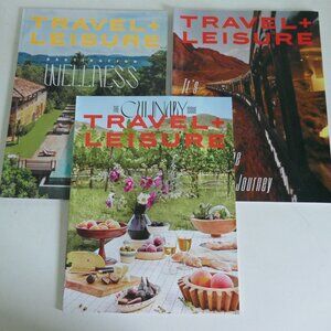 3 Travel and Leisure magazines Sept Oct Nov 2024